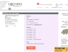 Tablet Screenshot of orovivo.ch