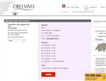 Tablet Screenshot of fr.orovivo.ch